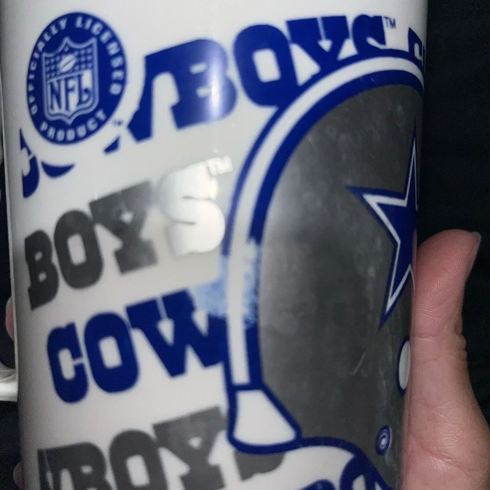 1990s Vintage NFL- Dallas Cowboys 7/11 ICEE + Coca-Cola‎ Drink Cup